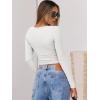 imageANRABESS Women Long Sleeve Crop Tops Scoop Neck Ribbed Knit Tight Slim Fit 2025 Fall Going Out Sexy TShirts Basic Tee ShirtsWhite