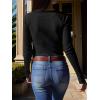 imageANRABESS Women Long Sleeve Shirts Ribbed Knit Slim Fitted Tops Casual Basic Tight Tee TShirts 2025 Fall Underscrubs LayerBlack
