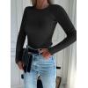 imageANRABESS Women Long Sleeve Shirts Ribbed Knit Slim Fitted Tops Casual Basic Tight Tee TShirts 2025 Fall Underscrubs LayerBlack