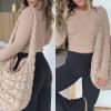 imageANRABESS Women Long Sleeve Shirts Ribbed Knit Slim Fitted Tops Casual Basic Tight Tee TShirts 2025 Fall Underscrubs LayerCamel