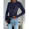 imageANRABESS Women Long Sleeve Shirts Ribbed Knit Slim Fitted Tops Casual Basic Tight Tee TShirts 2025 Fall Underscrubs LayerNavy Blue