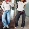 imageANRABESS Women Long Sleeve Shirts Ribbed Knit Slim Fitted Tops Casual Basic Tight Tee TShirts 2025 Fall Underscrubs LayerWhite