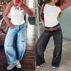 imageANRABESS Women Long Sleeve Shirts Ribbed Knit Slim Fitted Tops Casual Basic Tight Tee TShirts 2025 Fall Underscrubs LayerWhite Coral