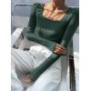 imageANRABESS Women Long Sleeve Thermal Top Scoop Neck Slim Fit Fleece Shirts Basic Tee Casual 2025 Fall Winter Warm UndershirtsDeep Green