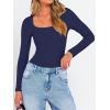 imageANRABESS Women Long Sleeve Thermal Top Scoop Neck Slim Fit Fleece Shirts Basic Tee Casual 2025 Fall Winter Warm UndershirtsNavy Blue