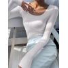 imageANRABESS Women Long Sleeve Thermal Top Scoop Neck Slim Fit Fleece Shirts Basic Tee Casual 2025 Fall Winter Warm UndershirtsWhite