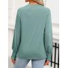 imageANRABESS Womens Long Sleeve Shirts Crewneck Casual Loose Tunic Tops Dressy Work Blouses Fall Fashion Clothes 2025Cadet Blue