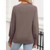 imageANRABESS Womens Long Sleeve Shirts Crewneck Casual Loose Tunic Tops Dressy Work Blouses Fall Fashion Clothes 2025Light Brown