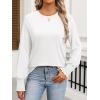 imageANRABESS Womens Long Sleeve Shirts Crewneck Casual Loose Tunic Tops Dressy Work Blouses Fall Fashion Clothes 2025White