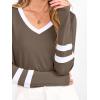 imageANRABESS Womens Long Sleeve Shirts V Neck Color Block Basic Tshirt 2025 Fall Casual Striped Tee Tunics Tops Trendy OutfitsBrown