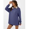 imageANRABESS Womens Long Sleeve T shirts Oversized Casual Workout Tunic tops Athletic Gym Shirts Basic Tees 2025 Fall OutfitsBlue Gray
