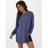 imageANRABESS Womens Long Sleeve T shirts Oversized Casual Workout Tunic tops Athletic Gym Shirts Basic Tees 2025 Fall OutfitsBlue Gray
