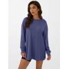 imageANRABESS Womens Long Sleeve T shirts Oversized Casual Workout Tunic tops Athletic Gym Shirts Basic Tees 2025 Fall OutfitsBlue Gray