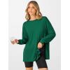 imageANRABESS Womens Long Sleeve T shirts Oversized Casual Workout Tunic tops Athletic Gym Shirts Basic Tees 2025 Fall OutfitsGreen