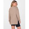 imageANRABESS Womens Long Sleeve T shirts Oversized Casual Workout Tunic tops Athletic Gym Shirts Basic Tees 2025 Fall OutfitsLight Brown