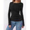 imageANRABESS Womens Thermal Shirts Builtin Bra Long Sleeve Tops Boat Neck Fleece Slim Fitted Basic Tee 2025 Fall Winter OutfitsBlack