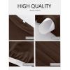 imageANRABESS Womens Thermal Shirts Builtin Bra Long Sleeve Tops Boat Neck Fleece Slim Fitted Basic Tee 2025 Fall Winter OutfitsDark Brown
