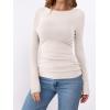 imageANRABESS Womens Thermal Shirts Builtin Bra Long Sleeve Tops Boat Neck Fleece Slim Fitted Basic Tee 2025 Fall Winter OutfitsParchment