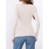 imageANRABESS Womens Thermal Shirts Builtin Bra Long Sleeve Tops Boat Neck Fleece Slim Fitted Basic Tee 2025 Fall Winter OutfitsParchment