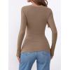 imageANRABESS Womens Thermal Shirts Builtin Bra Long Sleeve Tops Boat Neck Fleece Slim Fitted Basic Tee 2025 Fall Winter OutfitsTan