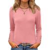 imageANRABESS Long Sleeve Shirts for Women Crewneck Basic Tee Striped Tops 2025 Fall Casual Loose Fit T Shirts Fashion OutfitsCoral