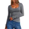 imageANRABESS Women Long Sleeve Thermal Top Scoop Neck Slim Fit Fleece Shirts Basic Tee Casual 2025 Fall Winter Warm UndershirtsDark Grey
