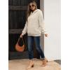 imageANRABESS Womens Hoodies Fleece Sherpa Sweatshirt 2025 Fall Loose Double Fuzzy Cozy Fluffy Warm Winter Pullover with PocketLight Khaki