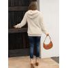 imageANRABESS Womens Hoodies Fleece Sherpa Sweatshirt 2025 Fall Loose Double Fuzzy Cozy Fluffy Warm Winter Pullover with PocketLight Khaki