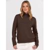 imageANRABESS Turtleneck Sweaters for Women 2025 Fall Long Sleeve Dressy Casual Soft Knitted Button Basic Pullover Tops OutfitsChocola