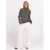 imageANRABESS Turtleneck Sweaters for Women 2025 Fall Long Sleeve Dressy Casual Soft Knitted Button Basic Pullover Tops OutfitsGrey Khaki