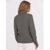 imageANRABESS Turtleneck Sweaters for Women 2025 Fall Long Sleeve Dressy Casual Soft Knitted Button Basic Pullover Tops OutfitsGrey Khaki