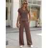 imageANRABESS Women 2 Piece Lounge Sets Crochet Knit Sweater Vest Wide Leg Pants Summer Casual Travel Matching Outfits ClothesBrown