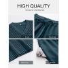 imageANRABESS Women 2 Piece Lounge Sets Crochet Knit Sweater Vest Wide Leg Pants Summer Casual Travel Matching Outfits ClothesLake