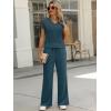 imageANRABESS Women 2 Piece Lounge Sets Crochet Knit Sweater Vest Wide Leg Pants Summer Casual Travel Matching Outfits ClothesLake