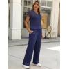 imageANRABESS Women 2 Piece Lounge Sets Crochet Knit Sweater Vest Wide Leg Pants Summer Casual Travel Matching Outfits ClothesNavy Blue