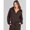 imageANRABESS Women 2 Piece Outfits 2025 Fall Fashion Airport Wide Leg Pants Lounge Set Leisure Travel Vacation Clothes SweatsuitsCoffee