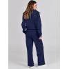 imageANRABESS Women 2 Piece Outfits 2025 Fall Fashion Airport Wide Leg Pants Lounge Set Leisure Travel Vacation Clothes SweatsuitsNavy Blue