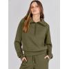 imageANRABESS Women 2 Piece Outfits 2025 Fall Fashion Airport Wide Leg Pants Lounge Set Leisure Travel Vacation Clothes SweatsuitsOlive