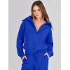 imageANRABESS Women 2 Piece Outfits 2025 Fall Fashion Airport Wide Leg Pants Lounge Set Leisure Travel Vacation Clothes SweatsuitsRoyal Blue