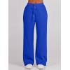 imageANRABESS Women 2 Piece Outfits 2025 Fall Fashion Airport Wide Leg Pants Lounge Set Leisure Travel Vacation Clothes SweatsuitsRoyal Blue