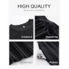 imageANRABESS Women 2 Piece Summer Outfits 2025 Crochet Sweater Vest Wide Leg Pants Lounge Matching Sets Travel Vacation ClothesBlack