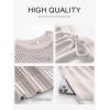imageANRABESS Women 2 Piece Summer Outfits 2025 Crochet Sweater Vest Wide Leg Pants Lounge Matching Sets Travel Vacation ClothesLight Khaki