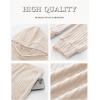 imageANRABESS Womens 2 Piece Lounge Pajama Sets Ribbed Knit Long Sleeve Hoodies Tops Matching Pants Casual Fall Sleepwear OutfitsLight Khaki