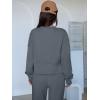 imageANRABESS Womens 2 Piece Outfits Lounge Sets Cropped Sweatshirt ampamp Joggers Fashion Sweatsuit Sweat Set 2025 Fall Travel OutfitsLeaden