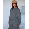 imageANRABESS Womens 2 Piece Outfits Lounge Sets Cropped Sweatshirt ampamp Joggers Fashion Sweatsuit Sweat Set 2025 Fall Travel OutfitsLeaden