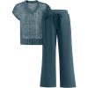 imageANRABESS Women 2 Piece Lounge Sets Crochet Knit Sweater Vest Wide Leg Pants Summer Casual Travel Matching Outfits ClothesLake