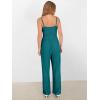 imageANRABESS Jumpsuits for Women 2025 Summer Dressy Spaghetti Strap Ribbed V Neck Wide Leg Overalls Flowy Romper Jumpers OutfitsLake Blue