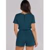imageANRABESS Romper for Women Short Sleeve Summer Tshirt One Piece Jumpsuit Beach Vacation Travel Outfits 2025 Dressy ClothesLake