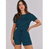 imageANRABESS Romper for Women Short Sleeve Summer Tshirt One Piece Jumpsuit Beach Vacation Travel Outfits 2025 Dressy ClothesLake