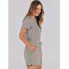 imageANRABESS Romper for Women Short Sleeve Summer Tshirt One Piece Jumpsuit Beach Vacation Travel Outfits 2025 Dressy ClothesLight Khaki